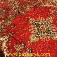 سرویس روتختی 2 نفره ،ترمه اعلای یزد رو تختی و دو عدد رو بالشی